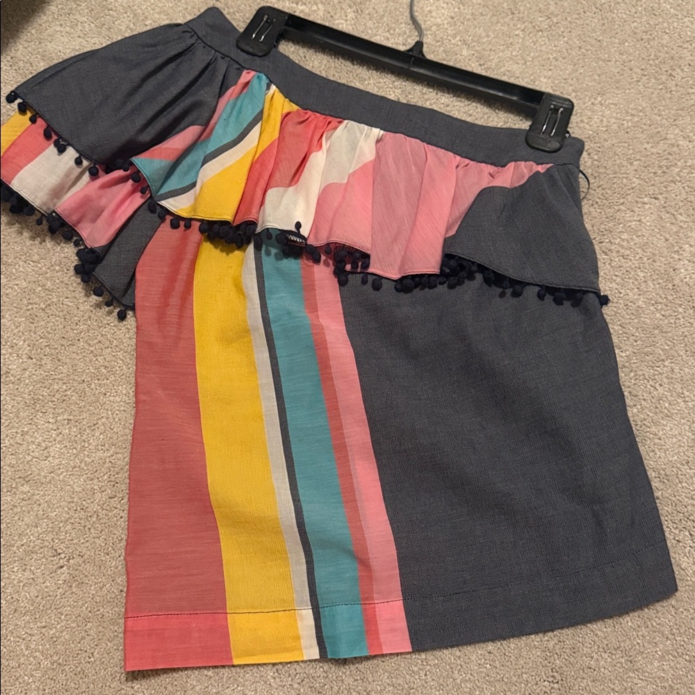 Trina Turk One Shoulder Blouse size XS